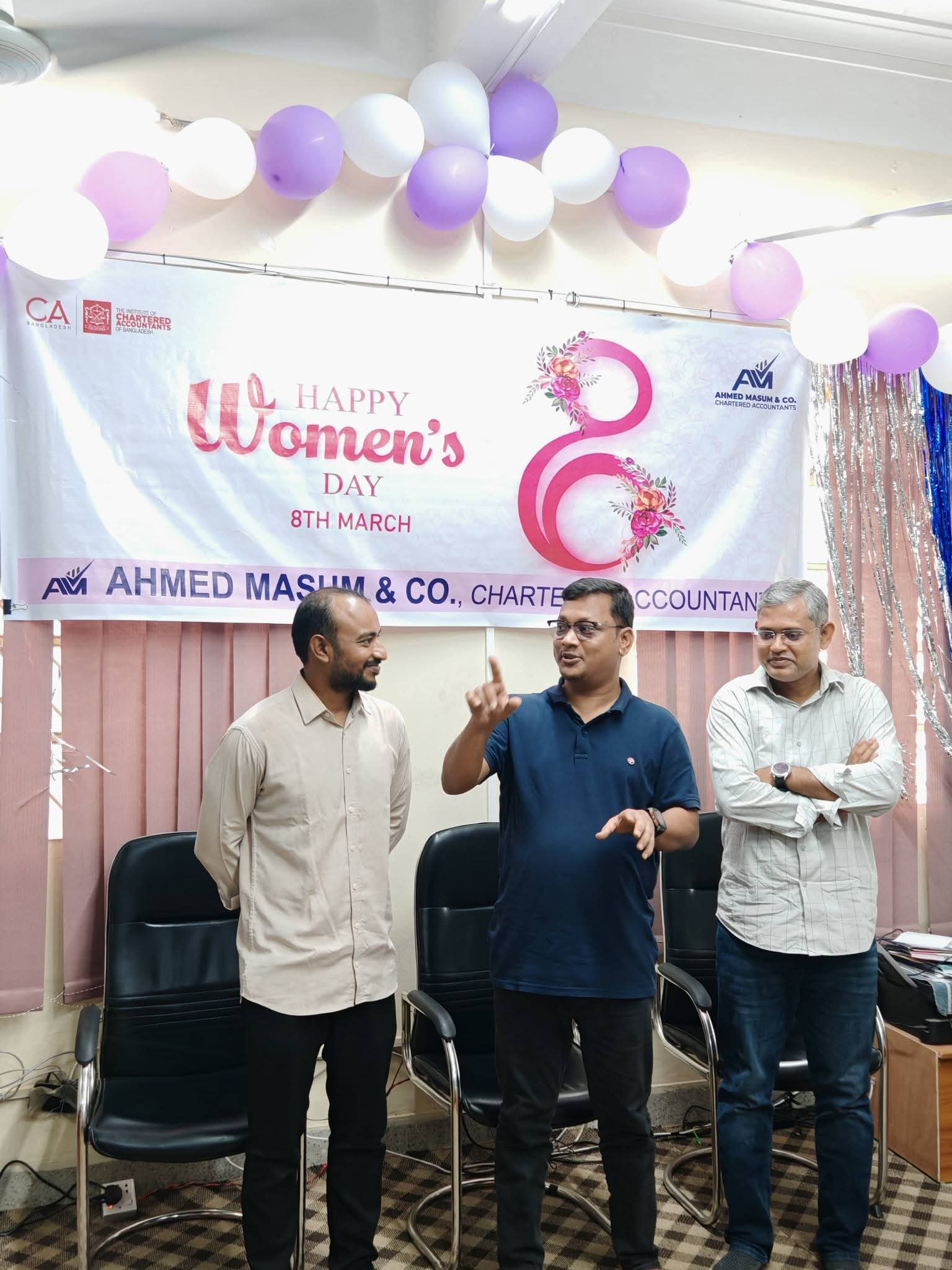 Celebration of International Women’s Day 2026 at Ahmed Masum & Co., Chartered Accountants