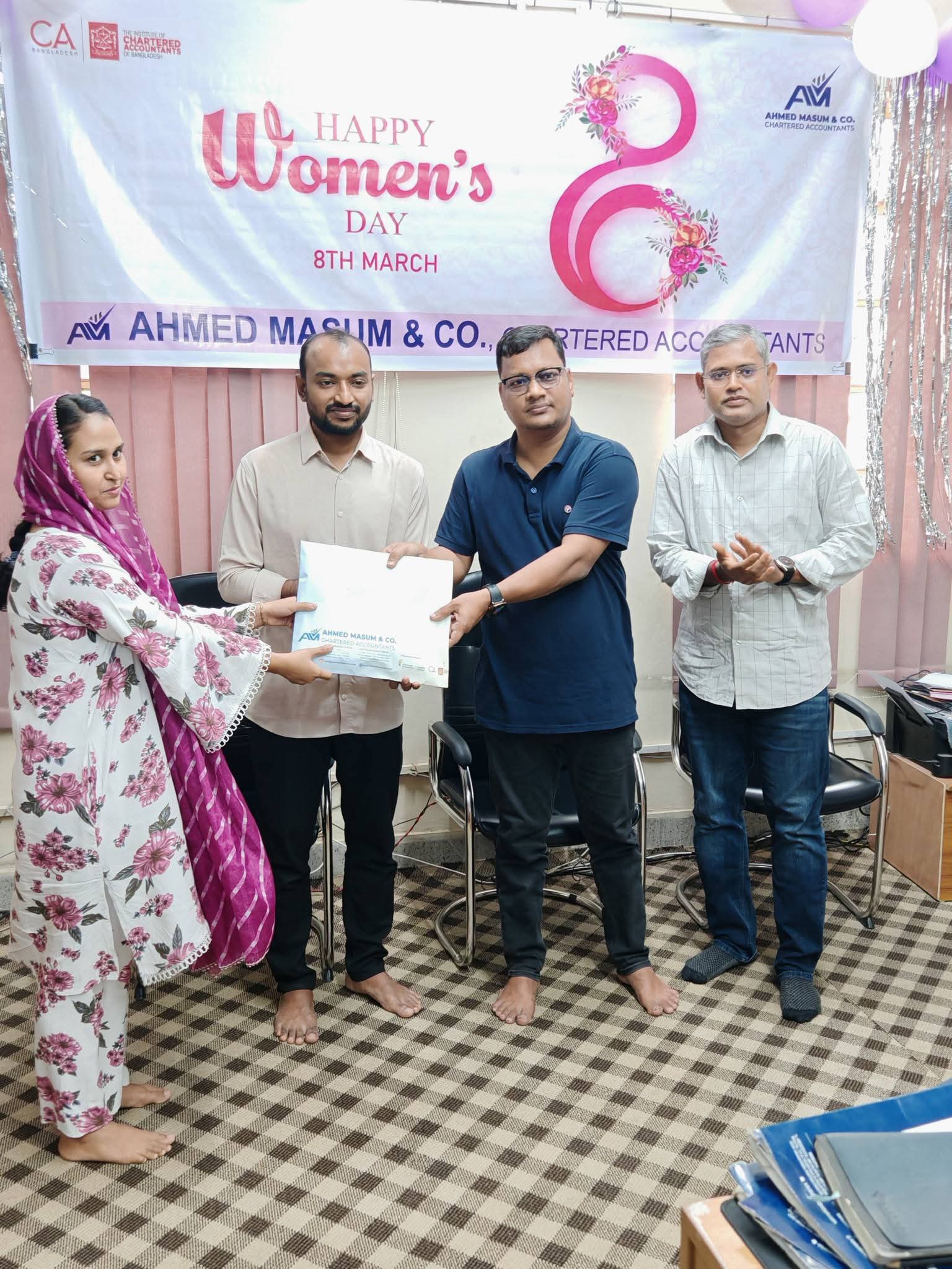 Celebration of International Women’s Day 2026 at Ahmed Masum & Co., Chartered Accountants