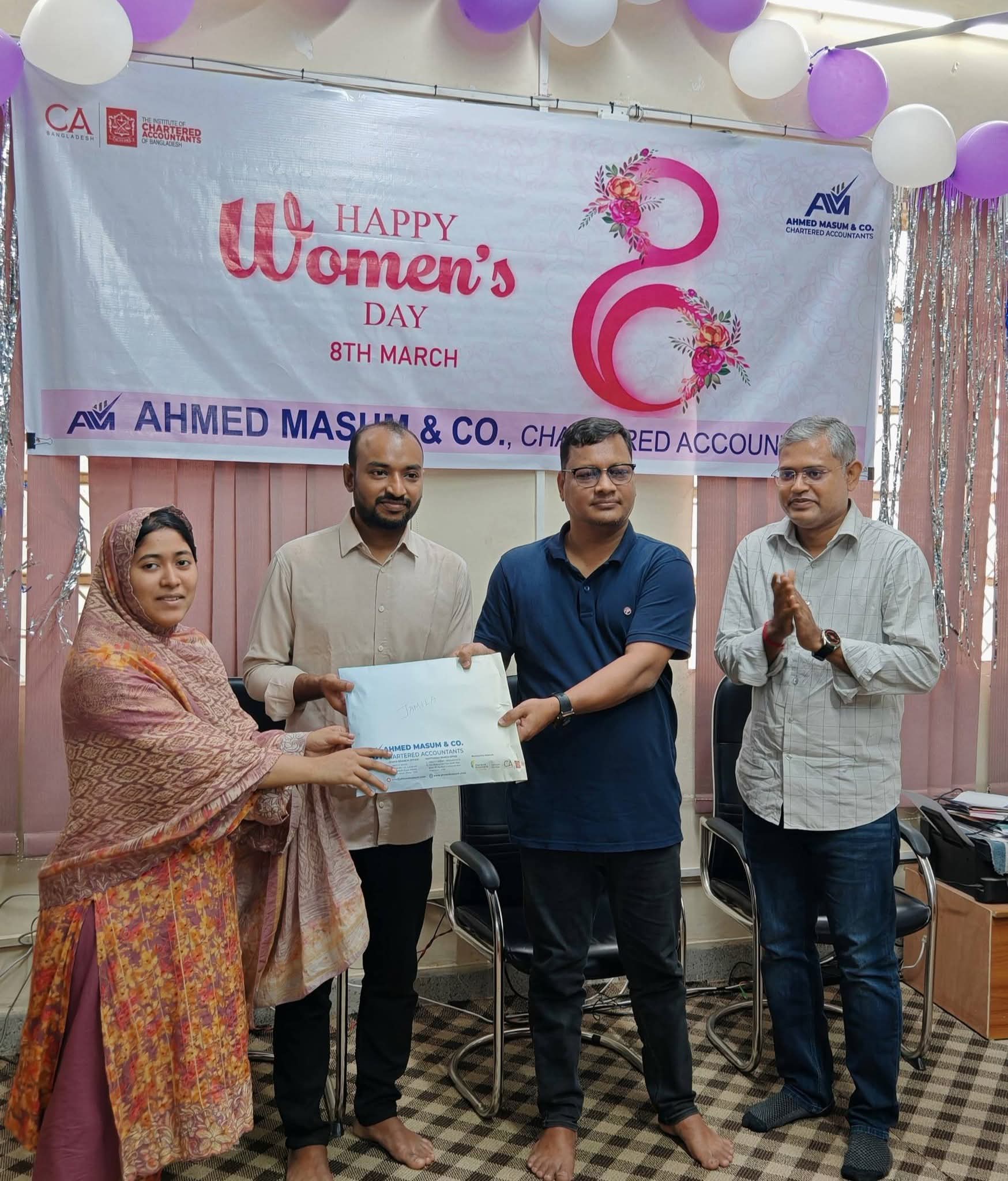 Celebration of International Women’s Day 2026 at Ahmed Masum & Co., Chartered Accountants